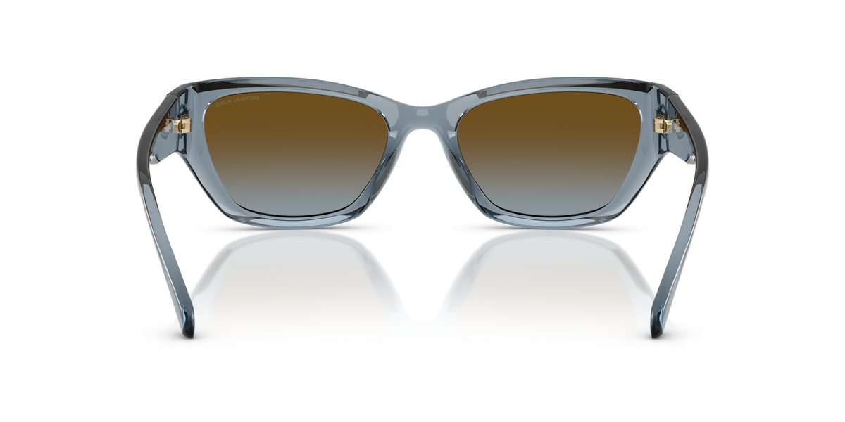 Gafas de Sol Michael Kors Pearl River MK2242D Mezclilla transparente y Marrón y Azul Degradé
