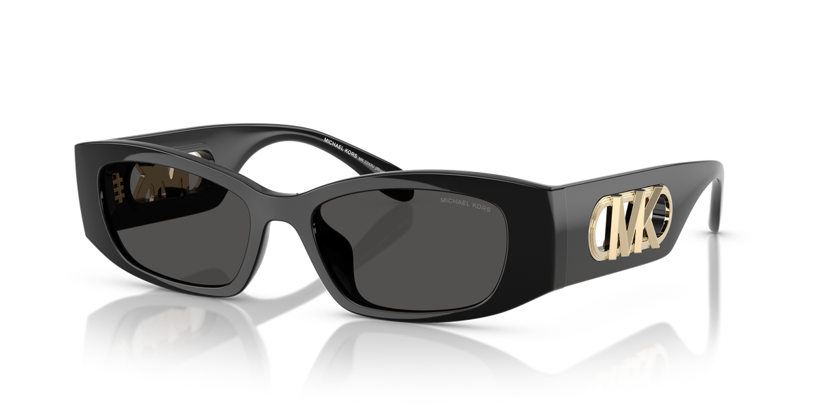 Gafas de Sol Michael Kors Rhodes MK2243U Negro y Gris Oscuro Sólido