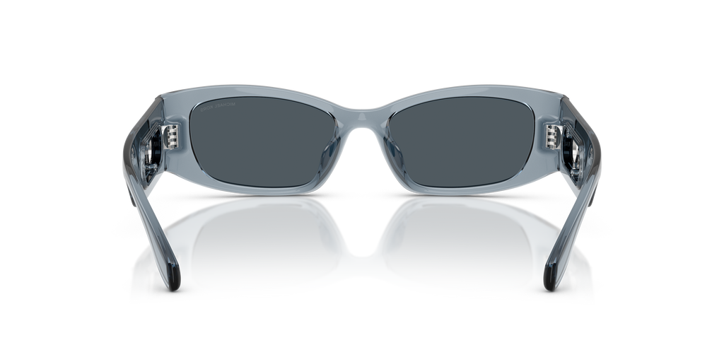 Gafas de Sol Michael Kors Rhodes MK2243U Mezclilla transparente y Azul y Gris Sólido