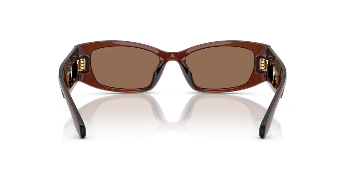 Gafas de Sol Michael Kors Rhodes MK2243U Marrón Traslúcido y Marrón Sólido