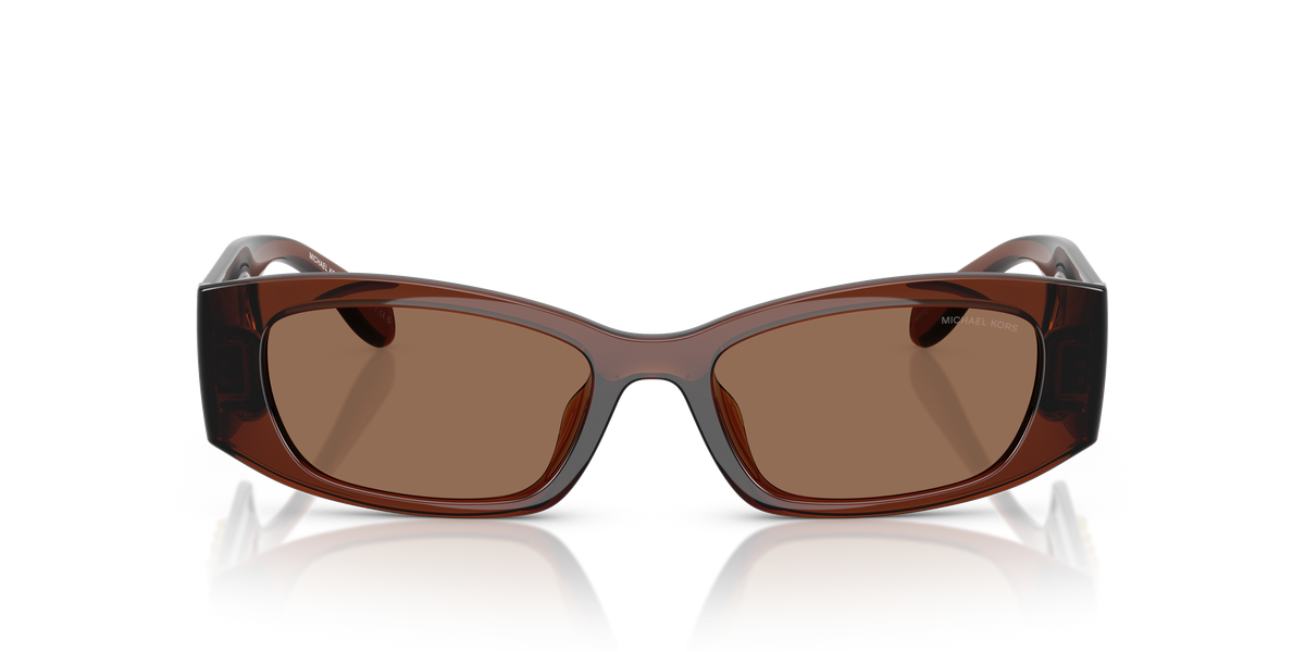 Gafas de Sol Michael Kors Rhodes MK2243U Marrón Traslúcido y Marrón Sólido