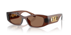 Gafas de Sol Michael Kors Rhodes MK2243U Marrón Traslúcido y Marrón Sólido