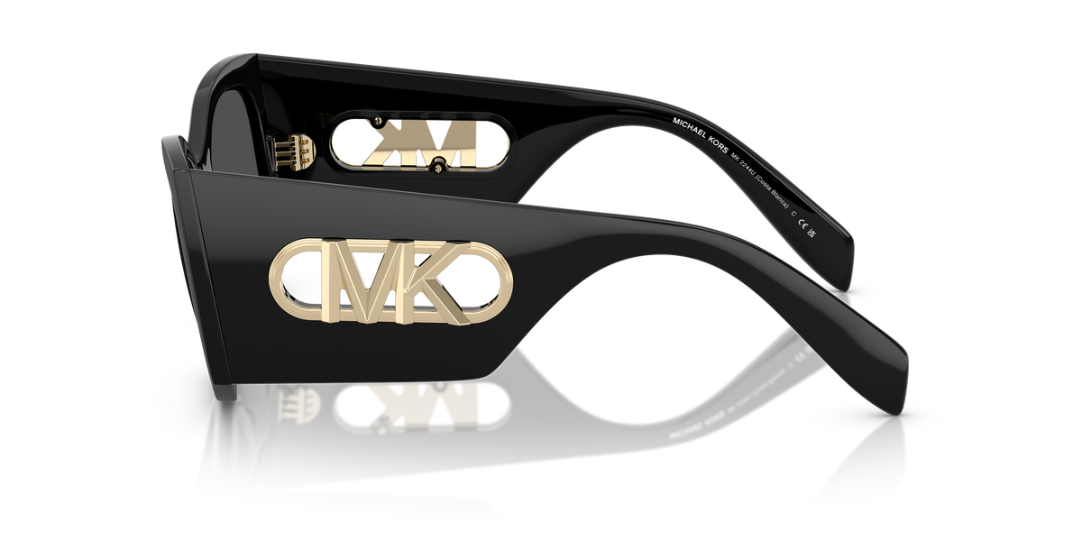 Gafas de Sol Michael Kors Costa Blanca MK2244U Negro y Gris Oscuro Sólido