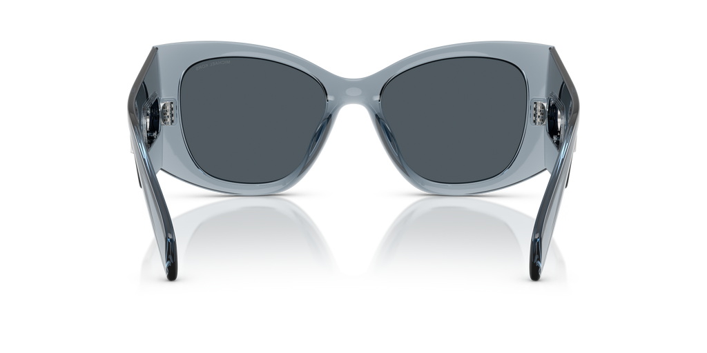 Gafas de Sol Michael Kors Costa Blanca MK2244U Mezclilla transparente y Azul y Gris Sólido