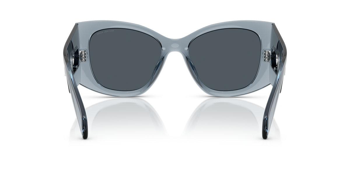 Gafas de Sol Michael Kors Costa Blanca MK2244U Mezclilla transparente y Azul y Gris Sólido