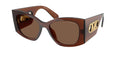 Gafas de Sol Michael Kors Costa Blanca MK2244U Marrón Traslúcido y Marrón Sólido