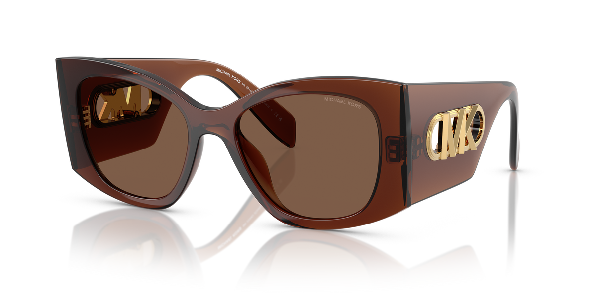 Gafas de Sol Michael Kors Costa Blanca MK2244U Marrón Traslúcido y Marrón Sólido