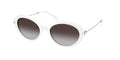 Gafas de Sol Michael Kors Rockaway MK2245U Blanco Óptico y Gris Oscuro Degradé