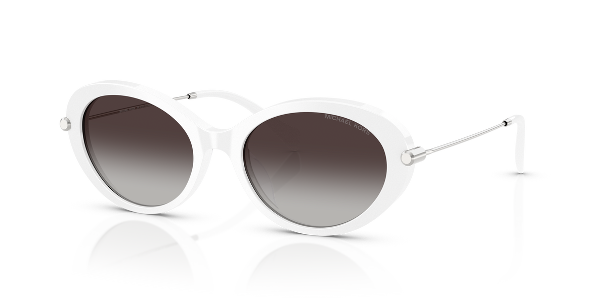 Gafas de Sol Michael Kors Rockaway MK2245U Blanco Óptico y Gris Oscuro Degradé