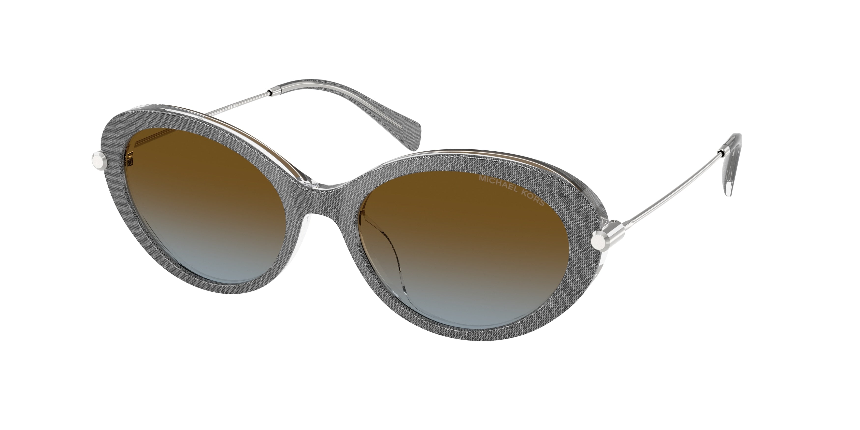 Gafas de Sol Michael Kors Rockaway MK2245U Mezclilla gris y Marrón y Azul Degradé