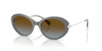 Gafas de Sol Michael Kors Rockaway MK2245U Mezclilla gris y Marrón y Azul Degradé