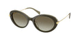 Gafas de Sol Michael Kors Rockaway MK2245U Humo Verde Olivo y Verde Olivo Degradé