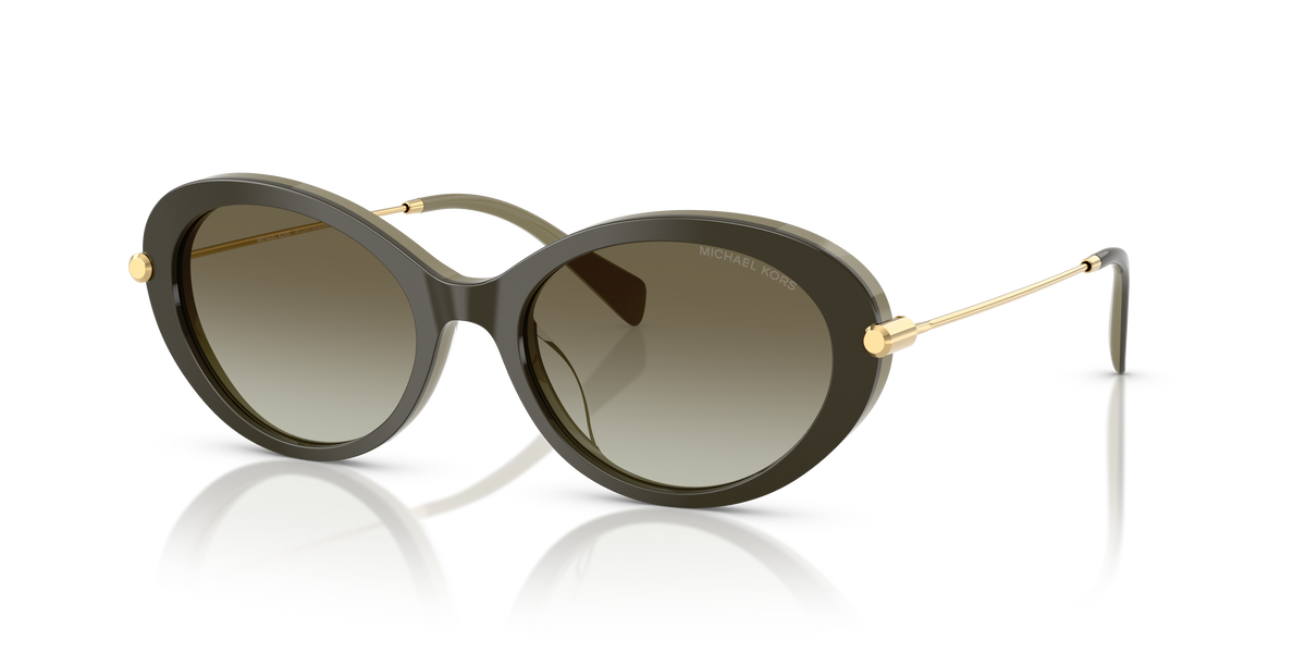 Gafas de Sol Michael Kors Rockaway MK2245U Humo Verde Olivo y Verde Olivo Degradé