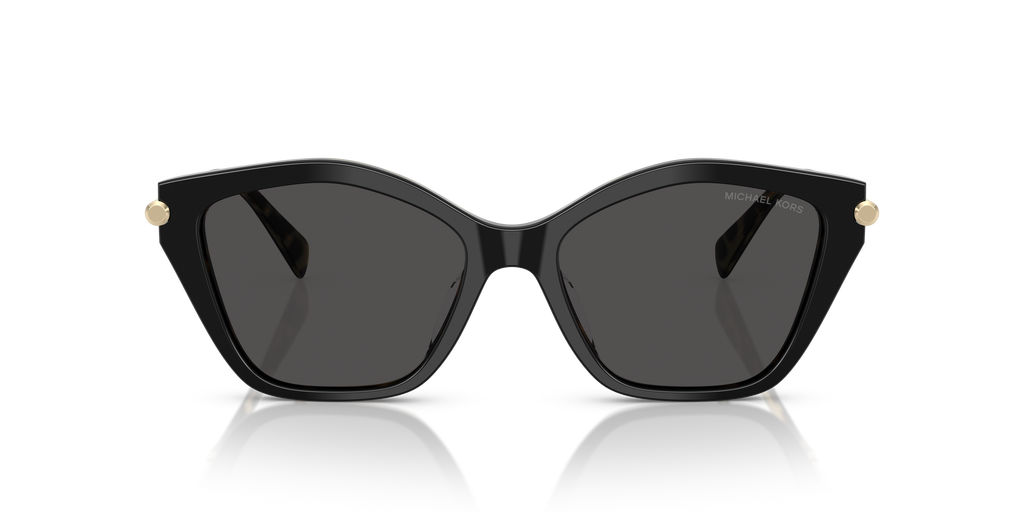 Gafas de Sol Michael Kors Catskills MK2246U Negro/tortuga ámbar y Gris Oscuro Sólido