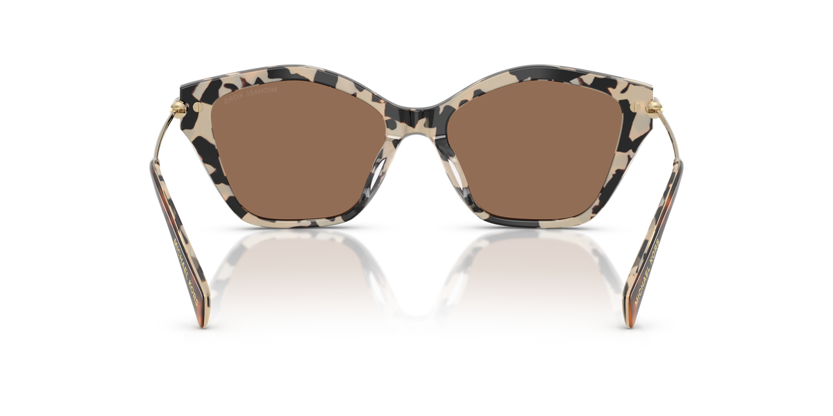 Gafas de Sol Michael Kors Catskills MK2246U Tortuga oscuro/crema y Marrón Sólido