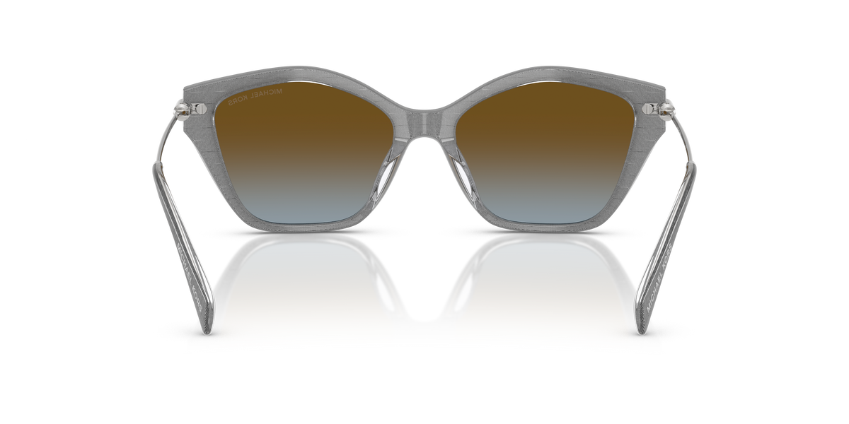 Gafas de Sol Michael Kors Catskills MK2246U Mezclilla gris y Marrón y Azul Degradé