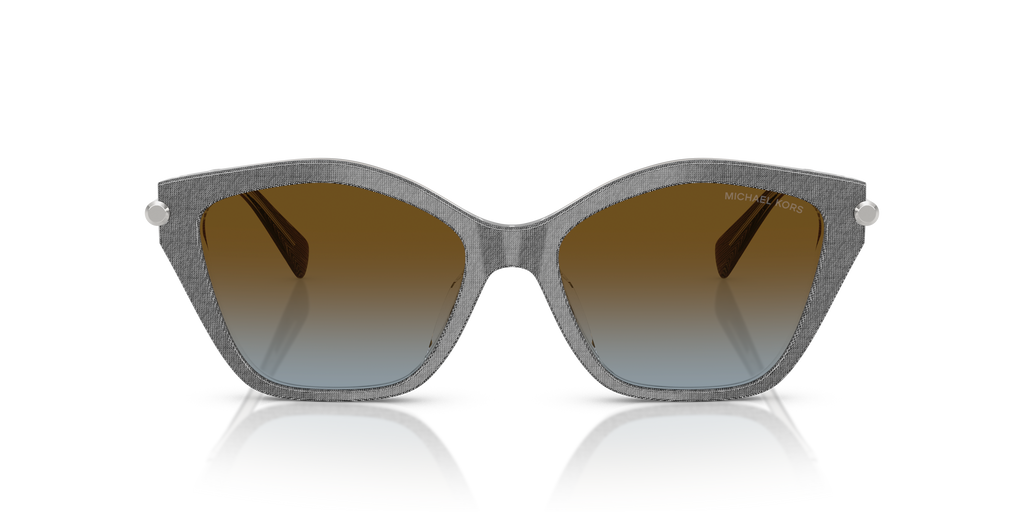 Gafas de Sol Michael Kors Catskills MK2246U Mezclilla gris y Marrón y Azul Degradé