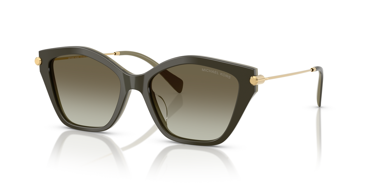 Gafas de Sol Michael Kors Catskills MK2246U Humo Verde Olivo y Verde Olivo Degradé