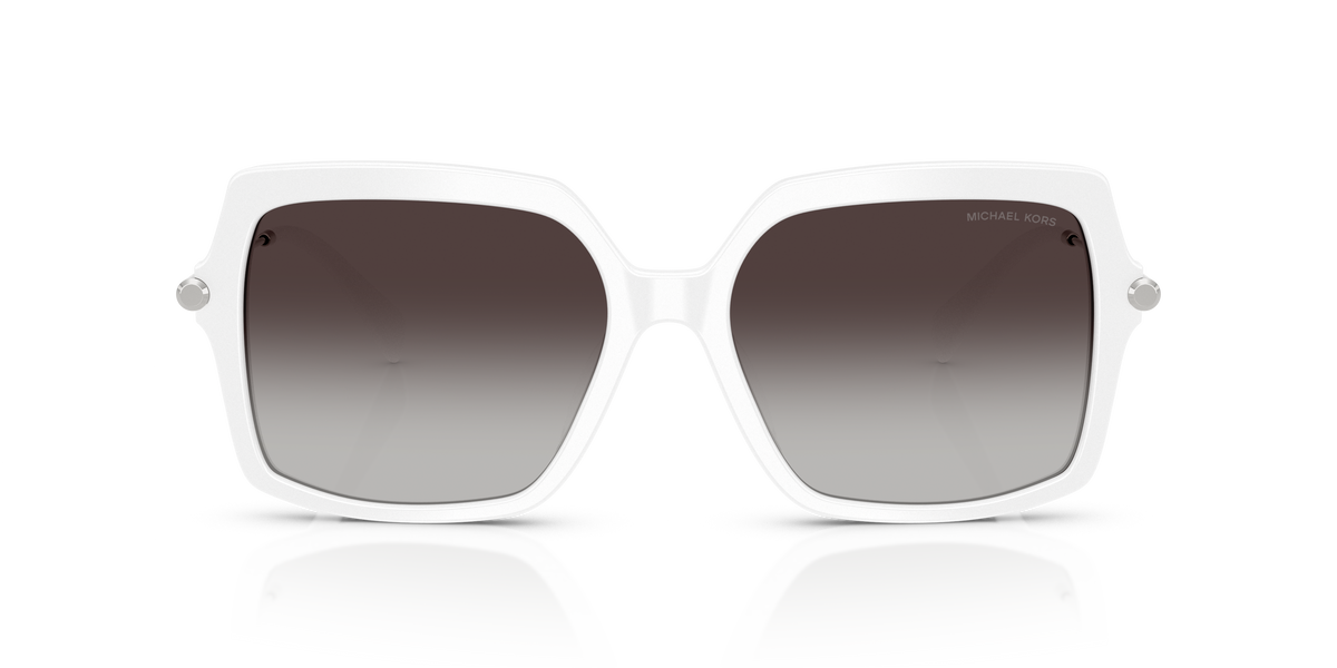 Gafas de Sol Michael Kors Quogue MK2247U Blanco Óptico y Gris Oscuro Degradé