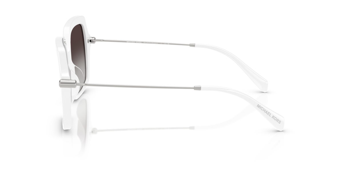 Gafas de Sol Michael Kors Quogue MK2247U Blanco Óptico y Gris Oscuro Degradé