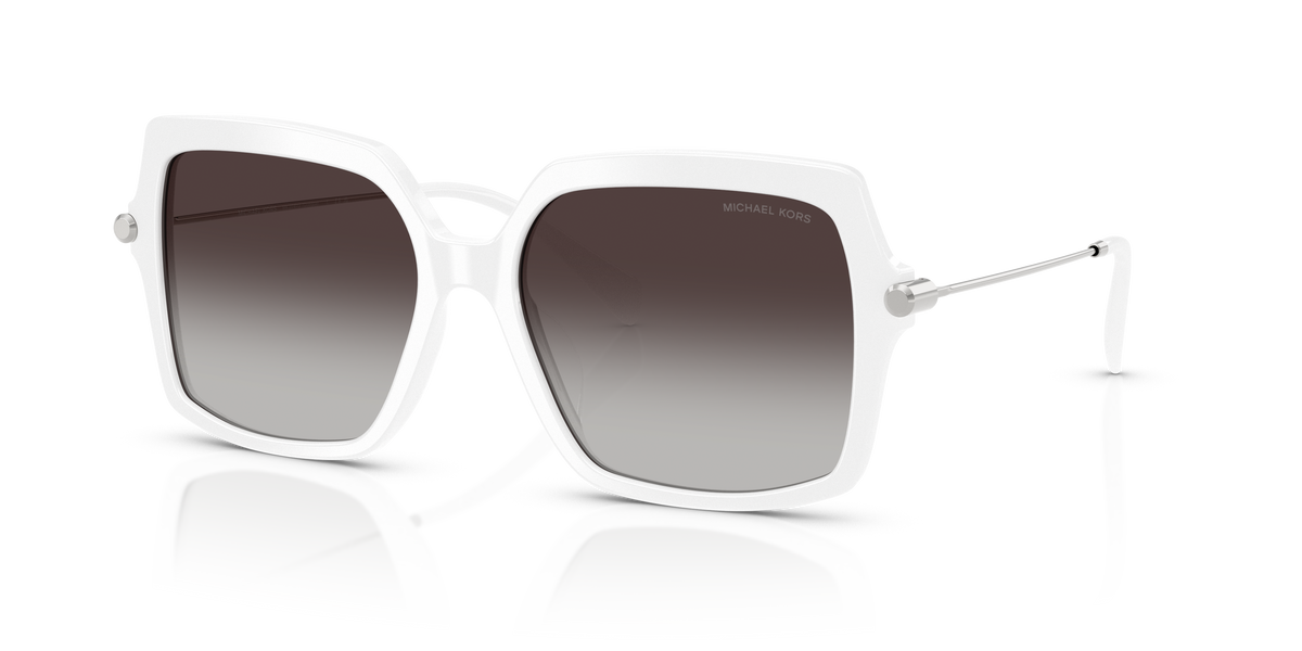 Gafas de Sol Michael Kors Quogue MK2247U Blanco Óptico y Gris Oscuro Degradé