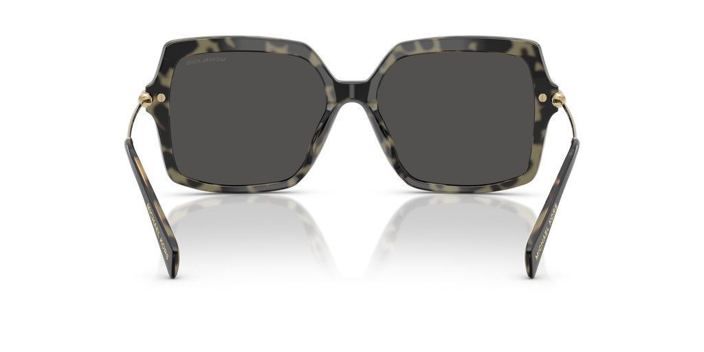 Gafas de Sol Michael Kors Quogue MK2247U Negro/tortuga ámbar y Gris Oscuro Sólido