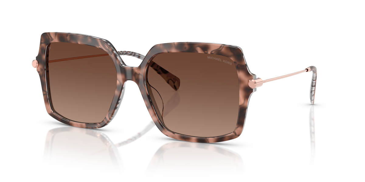 Gafas de Sol Michael Kors Quogue MK2247U Rosa Carey y Marrón Degradé Polarizado