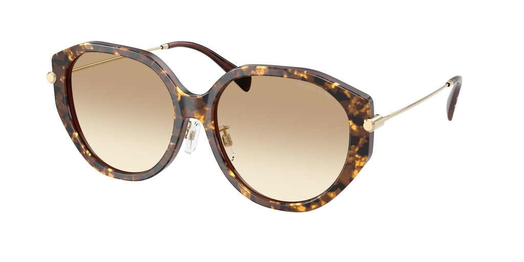 Gafas de Sol Michael Kors Jinan MK2248D Tortuga perlada marrón y Marrón Degradé