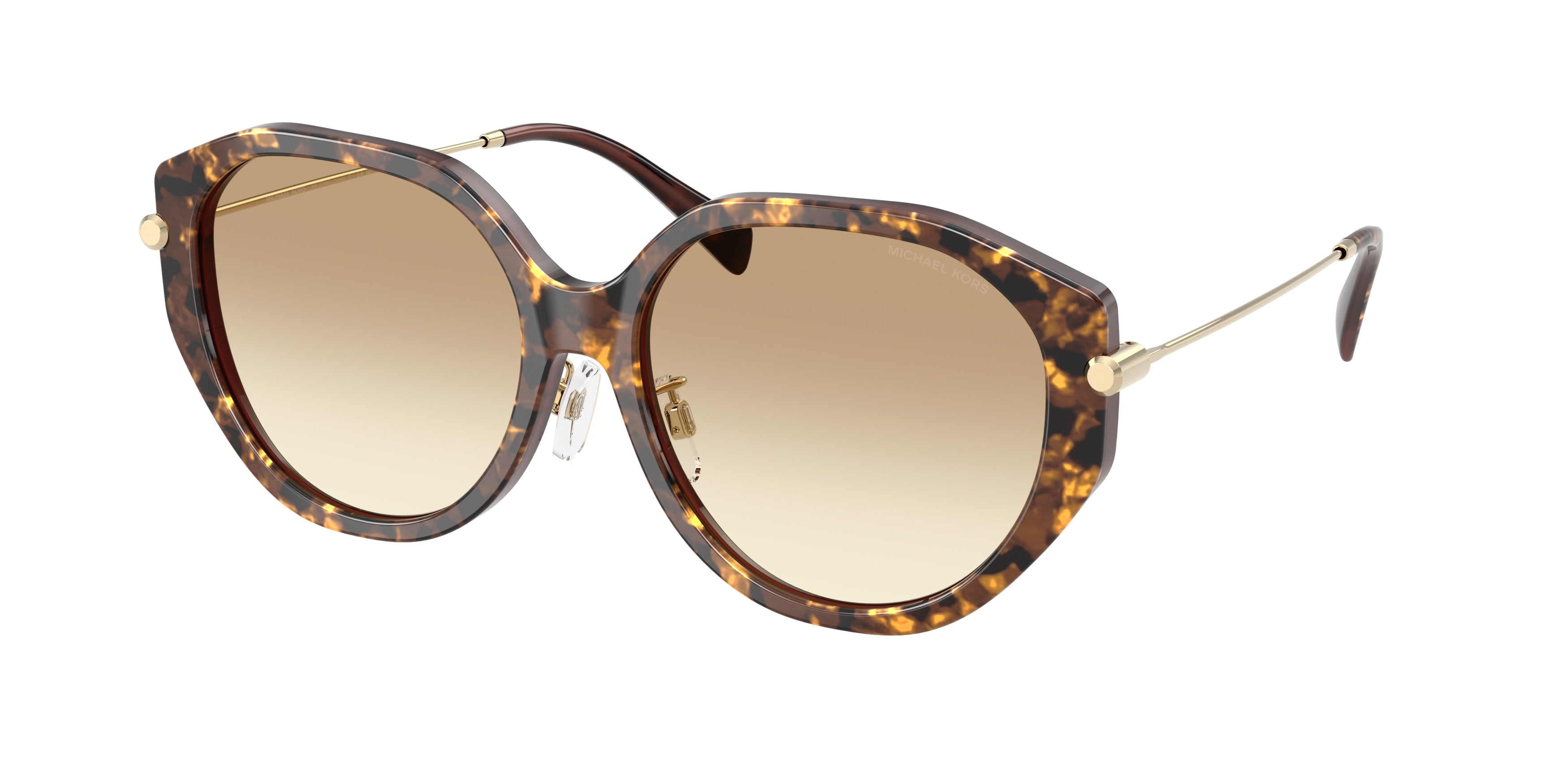 Gafas de Sol Michael Kors Jinan MK2248D Tortuga perlada marrón y Marrón Degradé