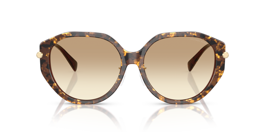 Gafas de Sol Michael Kors Jinan MK2248D Tortuga perlada marrón y Marrón Degradé