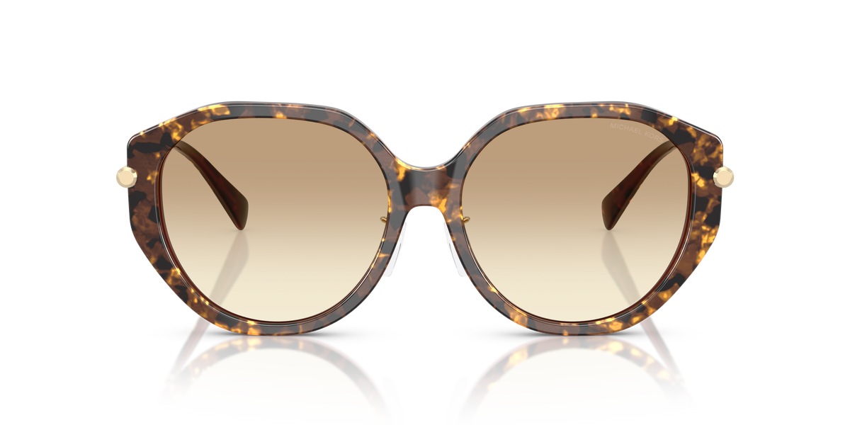 Gafas de Sol Michael Kors Jinan MK2248D Tortuga perlada marrón y Marrón Degradé