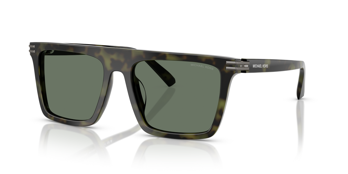 Gafas de Sol Michael Kors Edgewater MK2249U Carey Verde Olivo y Verde Sólido