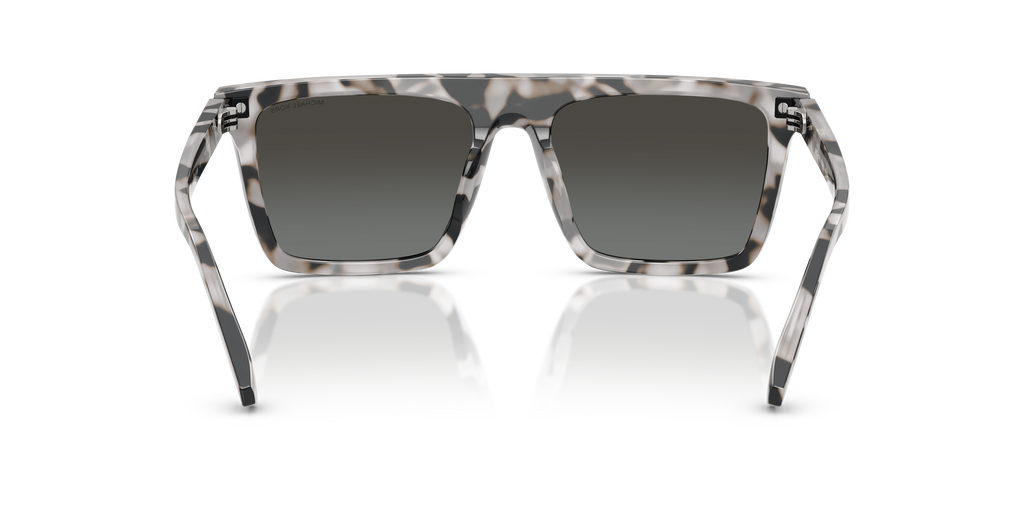 Gafas de Sol Michael Kors Edgewater MK2249U Carey Gris y Plateado Degradé a Verde Espejado