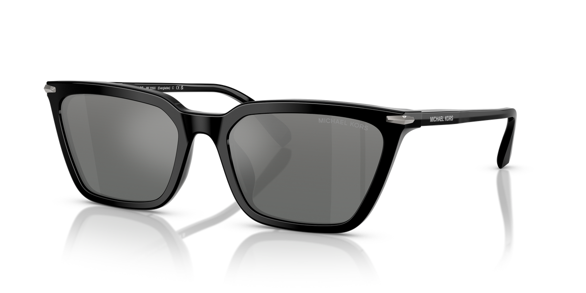 Gafas de Sol Michael Kors Everglades MK2250U Negro y Plateado Flash Degradé