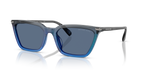 Gafas de Sol Michael Kors Everglades MK2250U Gris Degradé y Azul Sólido