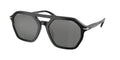 Gafas de Sol Michael Kors Jackson Hole MK2251U Negro y Plateado Flash Degradé
