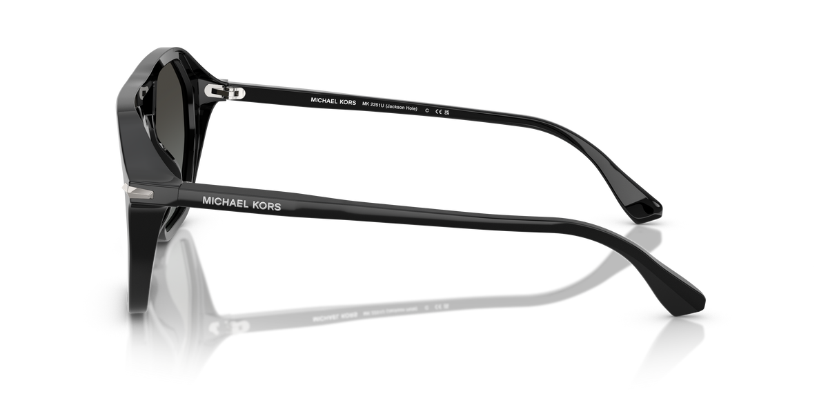 Gafas de Sol Michael Kors Jackson Hole MK2251U Negro y Plateado Flash Degradé
