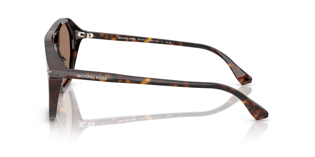Gafas de Sol Michael Kors Jackson Hole MK2251U Carey Oscuro y Marrón Sólido