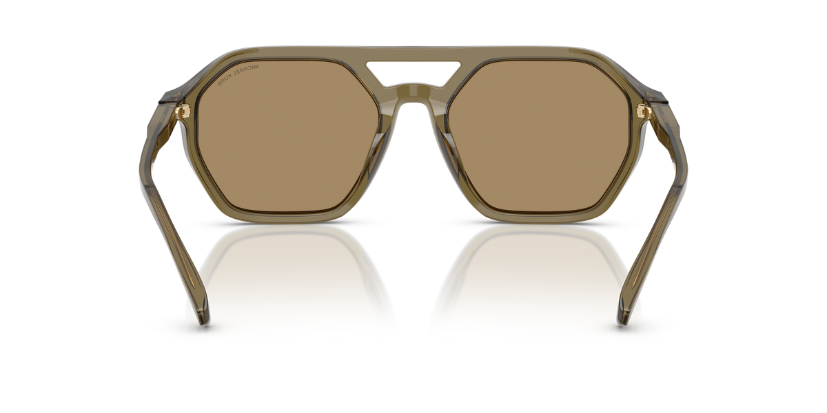 Gafas de Sol Michael Kors Jackson Hole MK2251U Verde Olivo Traslúcido y Olive Mirror