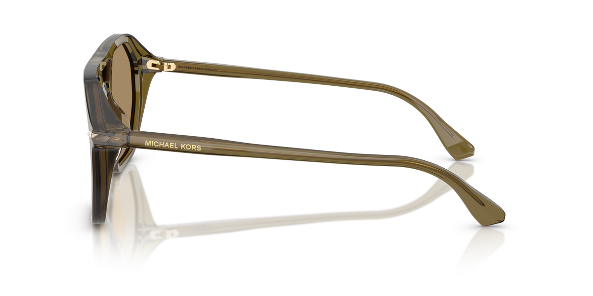 Gafas de Sol Michael Kors Jackson Hole MK2251U Verde Olivo Traslúcido y Olive Mirror