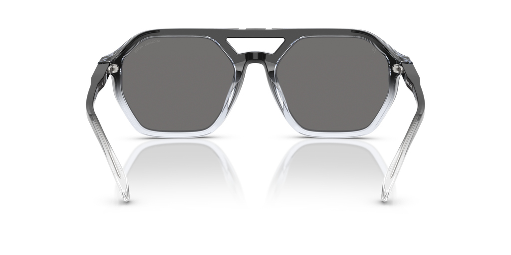 Gafas de Sol Michael Kors Jackson Hole MK2251U Degradé Negro a Transparente y Gris Oscuro Sólido Polarizado