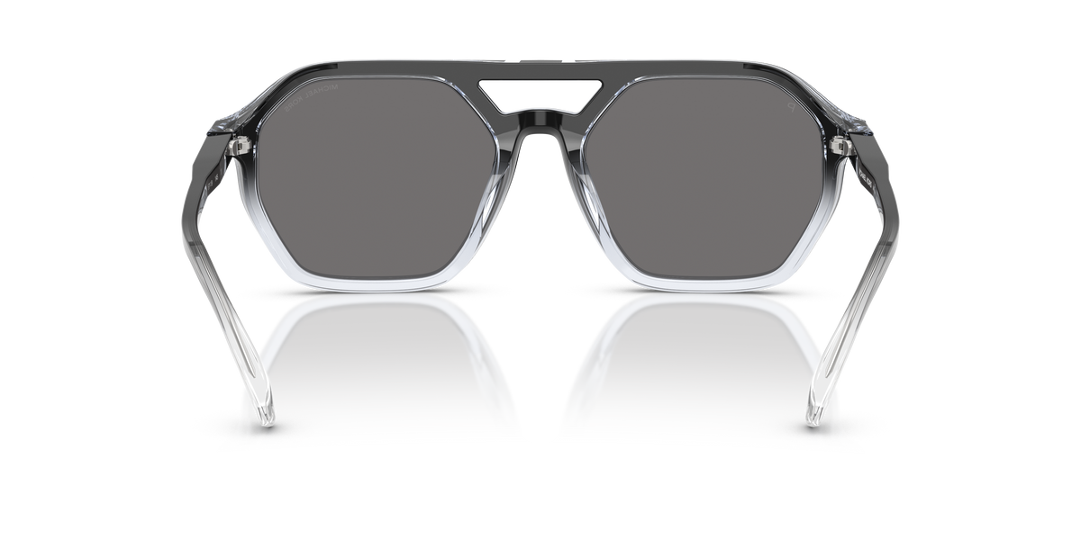 Gafas de Sol Michael Kors Jackson Hole MK2251U Degradé Negro a Transparente y Gris Oscuro Sólido Polarizado