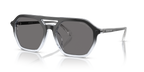Gafas de Sol Michael Kors Jackson Hole MK2251U Degradé Negro a Transparente y Gris Oscuro Sólido Polarizado