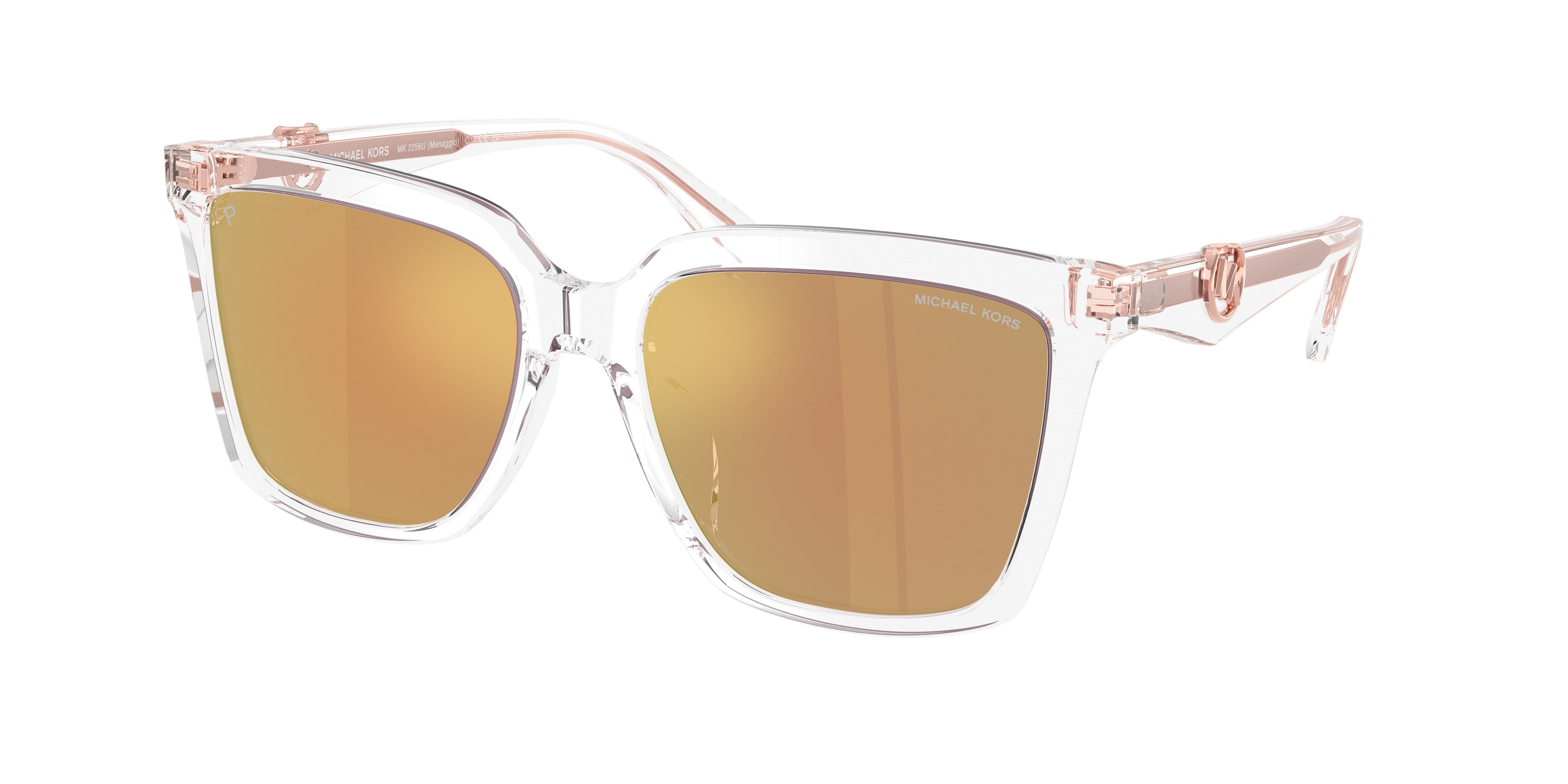 Gafas de Sol Michael Kors Menaggio MK2256U Cristal y Rose Gold Polarized