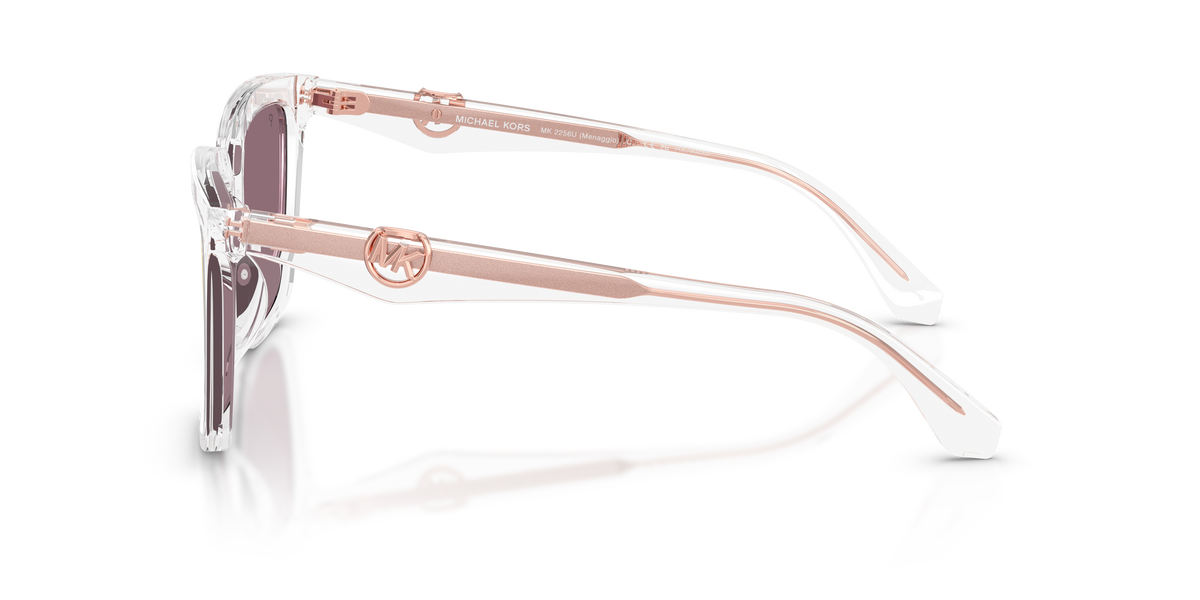 Gafas de Sol Michael Kors Menaggio MK2256U Cristal y Rose Gold Polarized