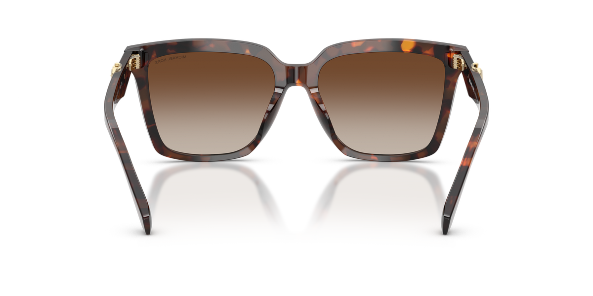 Gafas de Sol Michael Kors Menaggio MK2256U Luggage Tortoise y Marrón a Rojo Espejado Degradé