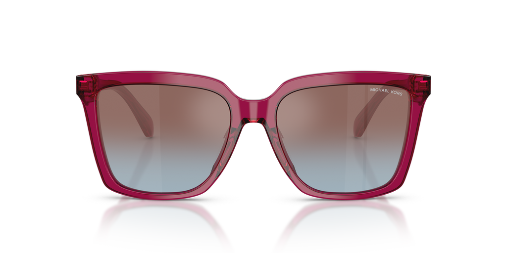 Gafas de Sol Michael Kors Menaggio MK2256U Ciruela Traslúcido y Púrpura y Azul Degradé