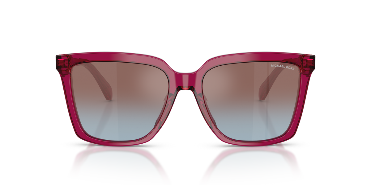 Gafas de Sol Michael Kors Menaggio MK2256U Ciruela Traslúcido y Púrpura y Azul Degradé