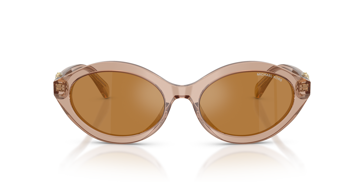 Gafas de Sol Michael Kors Carlazzo MK2257U Bronce transparente y Dorado Espejado