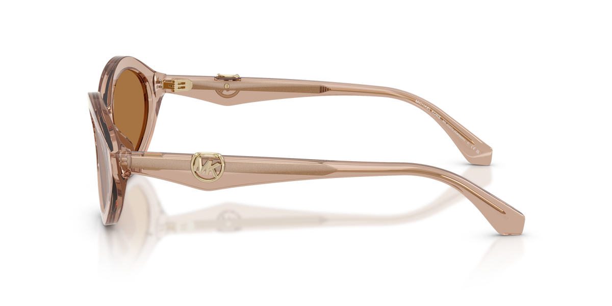Gafas de Sol Michael Kors Carlazzo MK2257U Bronce transparente y Dorado Espejado